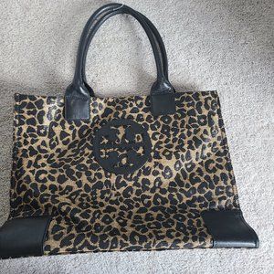 Tory Burch Ella leopard print tote